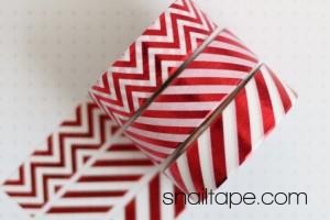 Red foil washi tape